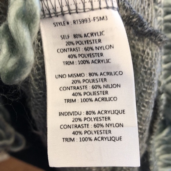 Ryu New Boho Fringe Hi/Lo Acrylic Blend Top - Picture 8 of 9